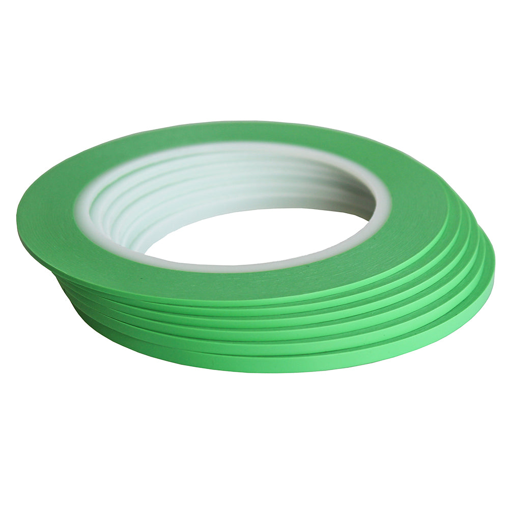 Green High-Temp Vinyl Thin Fine Line Fineline Masking Tape Painters Tape Automotive Car Auto Painting for Curves